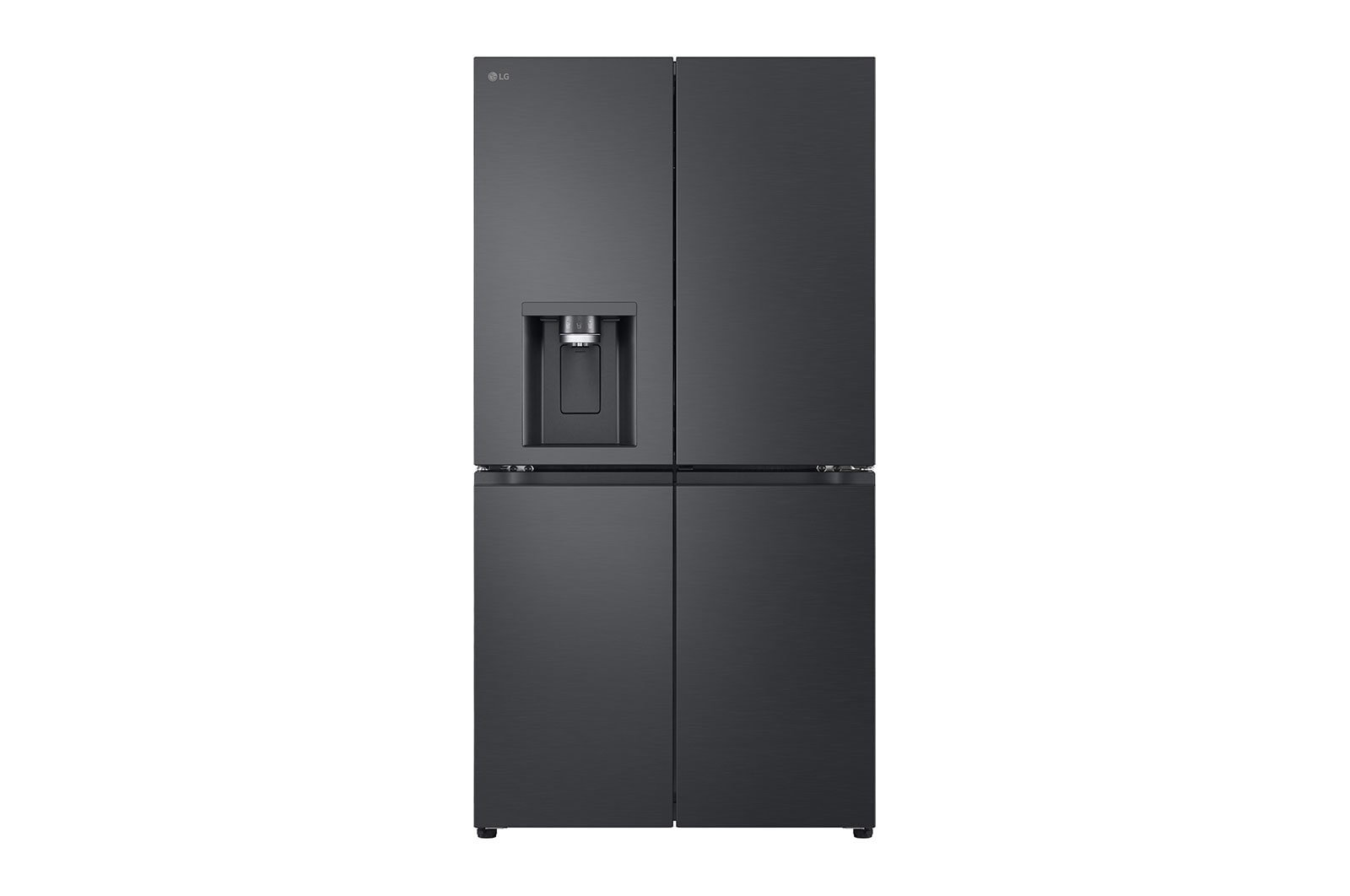 LG 638L French Door Fridge, with Door-In-Door®, in Matte Black Finish, GF-D700MBLC