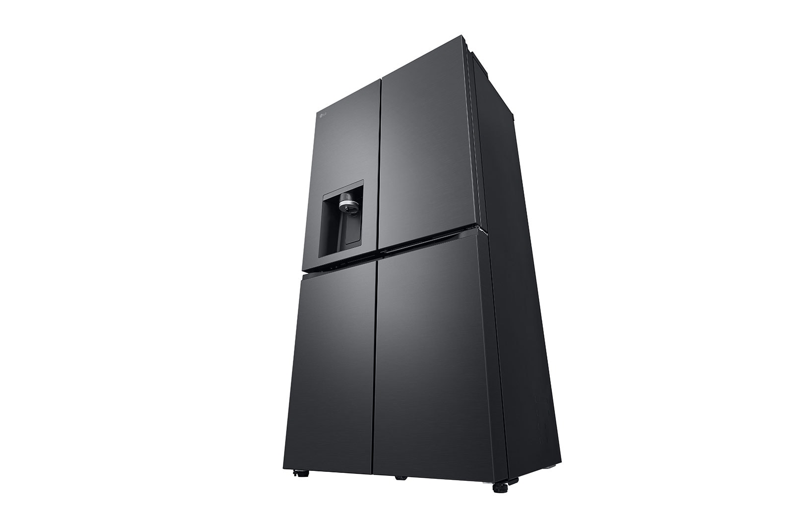 LG 638L French Door Fridge, with Door-In-Door®, in Matte Black Finish, GF-D700MBLC