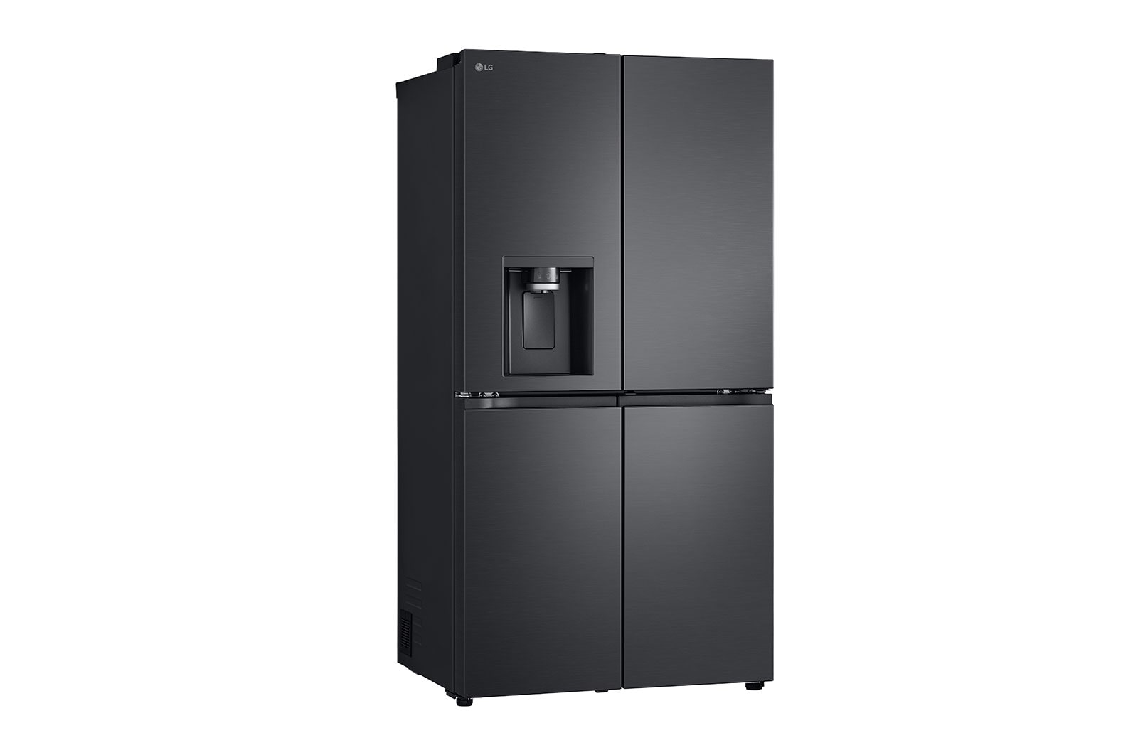 LG 638L French Door Fridge, with Door-In-Door®, in Matte Black Finish, GF-D700MBLC