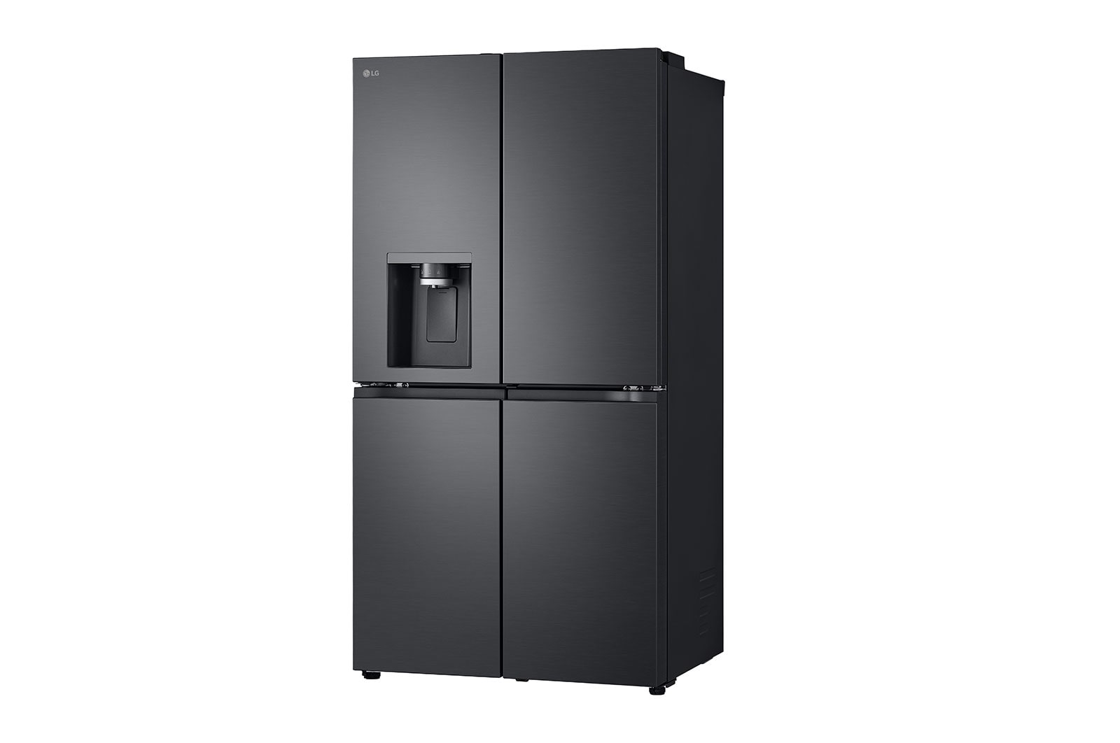 LG 638L French Door Fridge, with Door-In-Door®, in Matte Black Finish, GF-D700MBLC