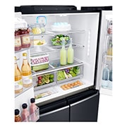 LG 708L French Door Fridge, with Door-in-Door®, in Black Stainless Steel, GF-D708BSL