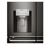 LG 708L French Door Fridge, with Door-in-Door®, in Black Stainless Steel, GF-D708BSL