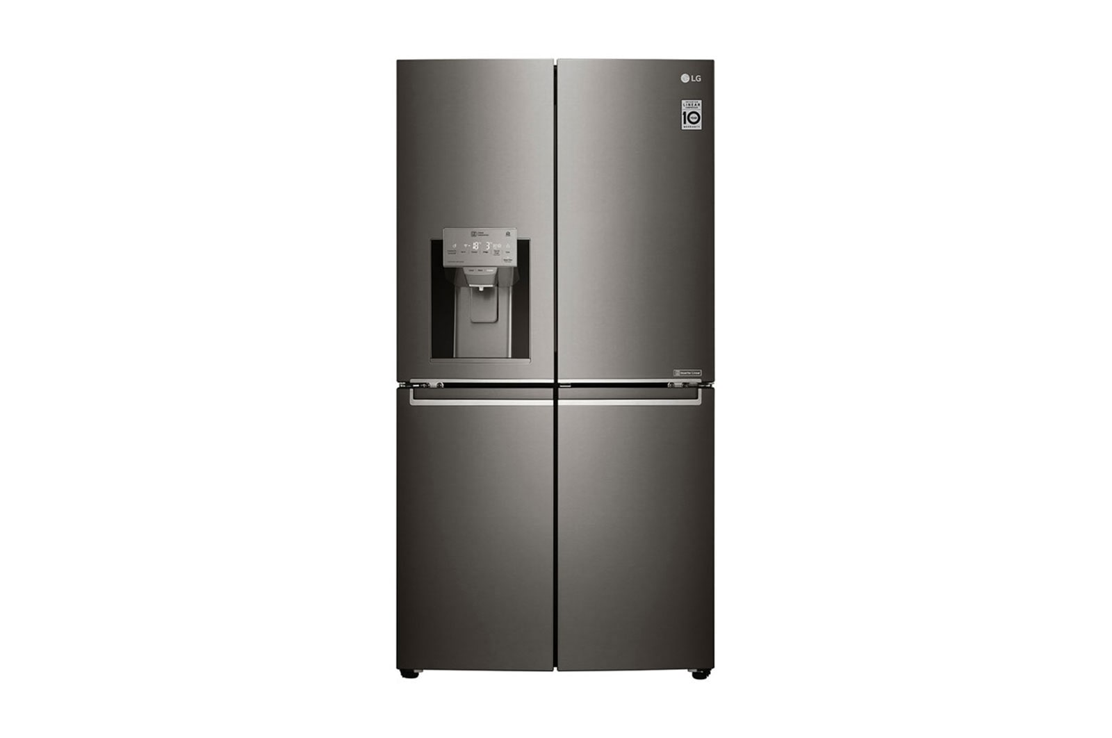 LG 708L French Door Fridge, with Door-in-Door®, in Black Stainless Steel, GF-D708BSL