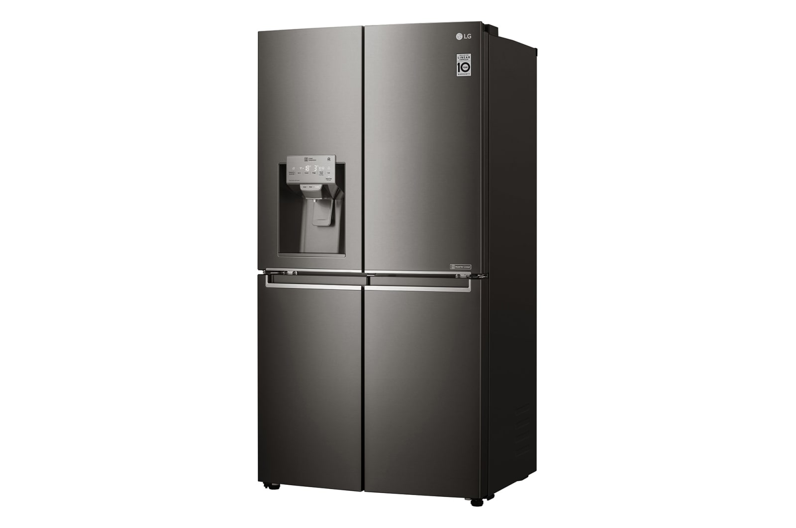 LG 708L French Door Fridge, with Door-in-Door®, in Black Stainless Steel, GF-D708BSL