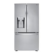 LG 614L French Door Fridge with Ice & Water Dispenser, GF-L677SL