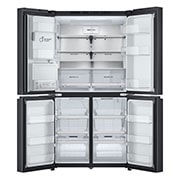 LG 637L French Door Fridge, with Water & Ice Dispenser, in Matte Black Finish, GF-L700MBL