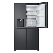 LG 637L French Door Fridge, with Water & Ice Dispenser, in Matte Black Finish, GF-L700MBL