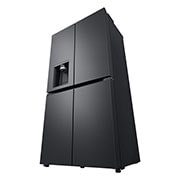 LG 637L French Door Fridge, with Water & Ice Dispenser, in Matte Black Finish, GF-L700MBL