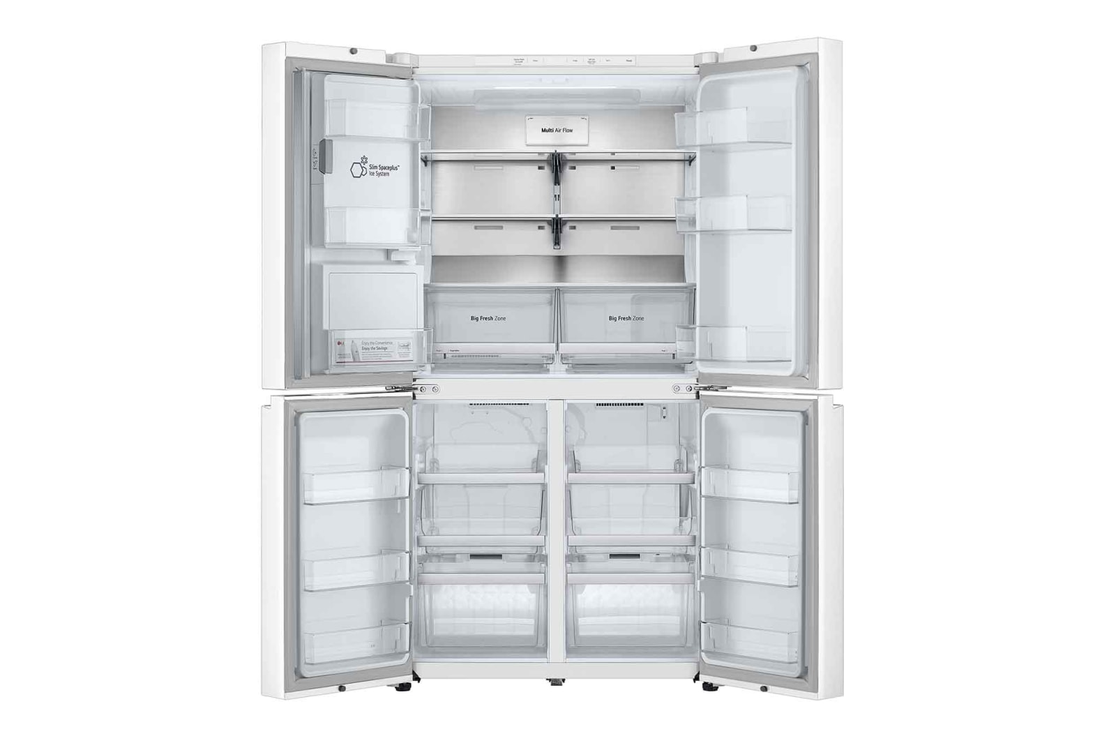 LG 637L French Door Fridge in Essence Matte White Finish, GF-L700MWH