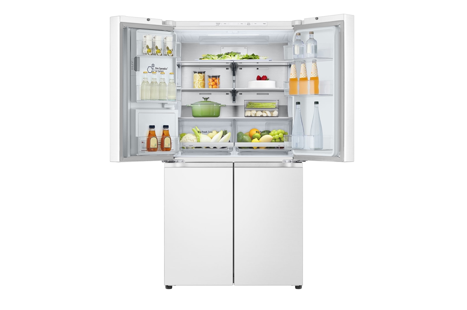 LG 637L French Door Fridge in Essence Matte White Finish, GF-L700MWH