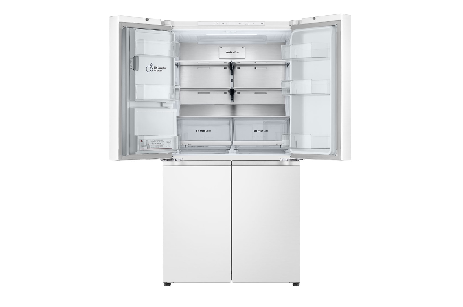 LG 637L French Door Fridge in Essence Matte White Finish, GF-L700MWH