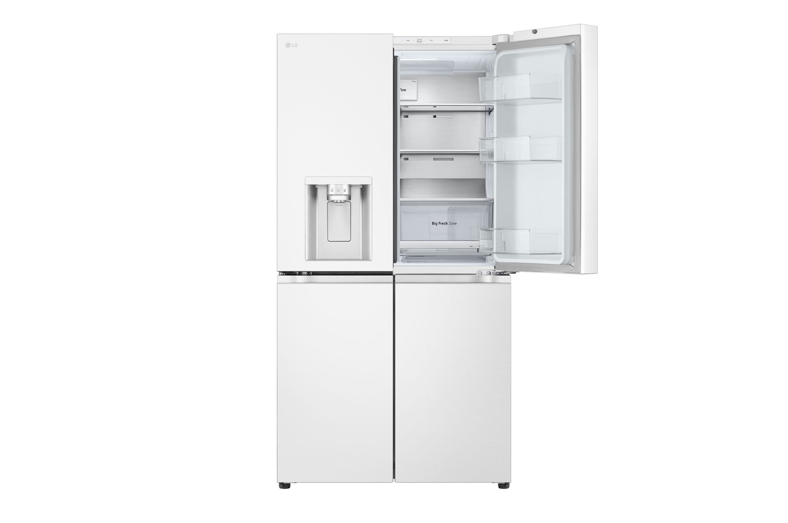 LG 637L French Door Fridge in Essence Matte White Finish, GF-L700MWH