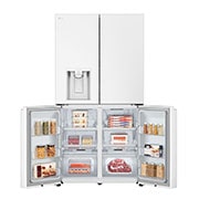 LG 637L French Door Fridge in Essence Matte White Finish, GF-L700MWH