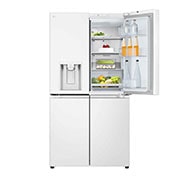 LG 637L French Door Fridge in Essence Matte White Finish, GF-L700MWH