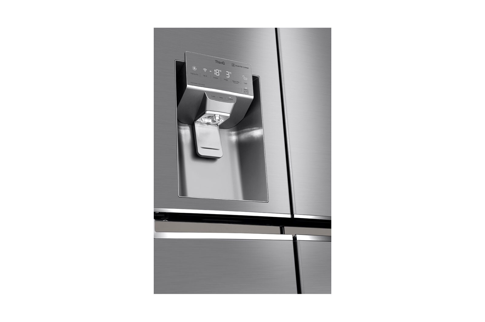 LG 637L French Door Fridge in Stainless Finish, GF-L706PL