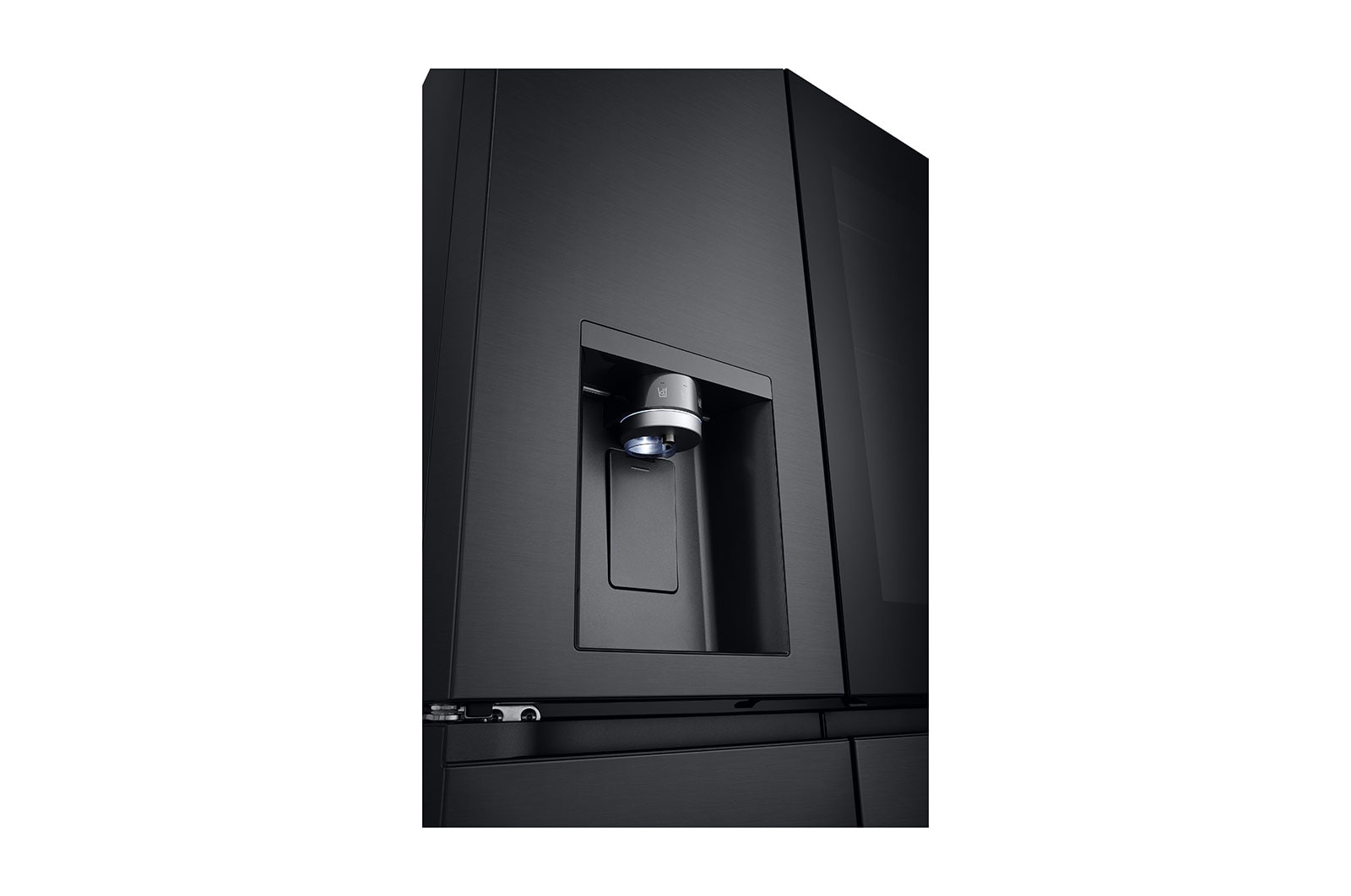 LG 642L French Door Fridge, with InstaView Door-In-Door®, in Matte Black Finish, GF-V700MBLC