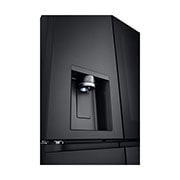 LG 642L French Door Fridge, with InstaView Door-In-Door®, in Matte Black Finish, GF-V700MBLC