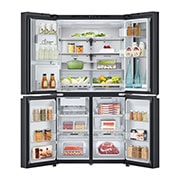 LG 642L French Door Fridge, with InstaView Door-In-Door®, in Matte Black Finish, GF-V700MBLC