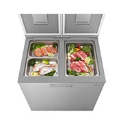 LG 216L Kimchi Chest Fridge in Stainless Finish, GK-C219PL