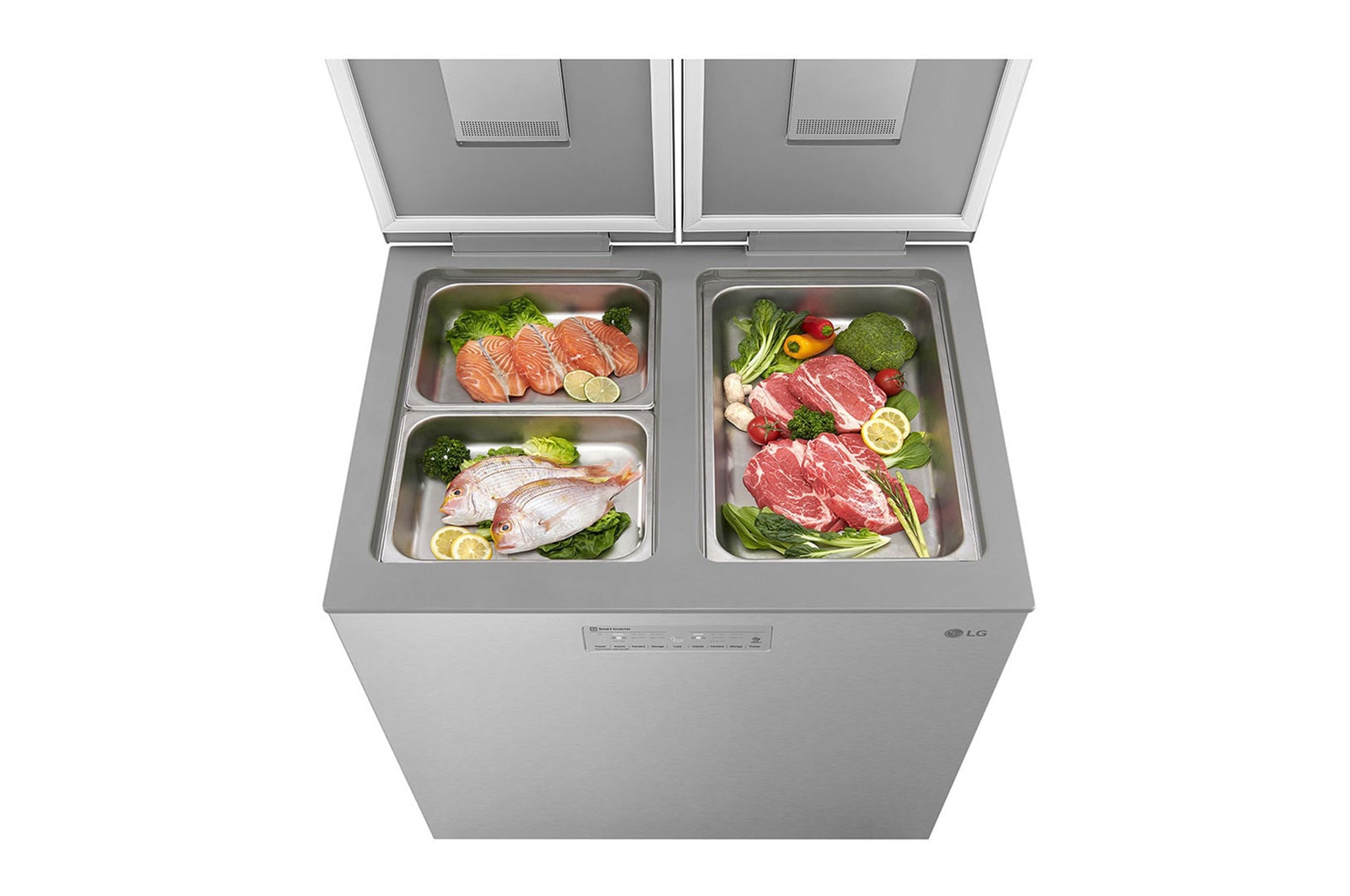 LG 216L Kimchi Chest Fridge in Stainless Finish, GK-C219PL