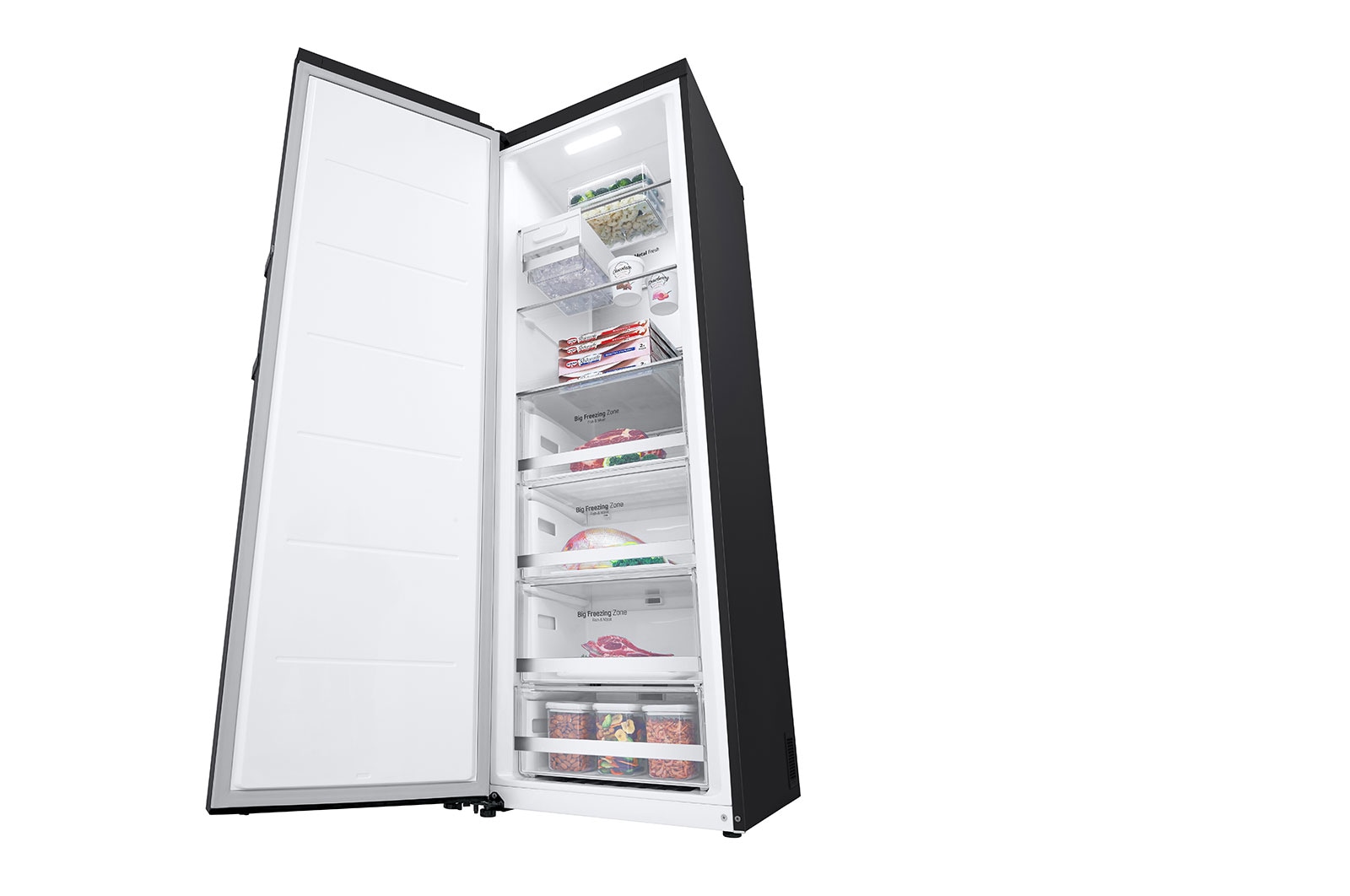 LG 324L One Door Vertical Freezer, GP-F324MBL