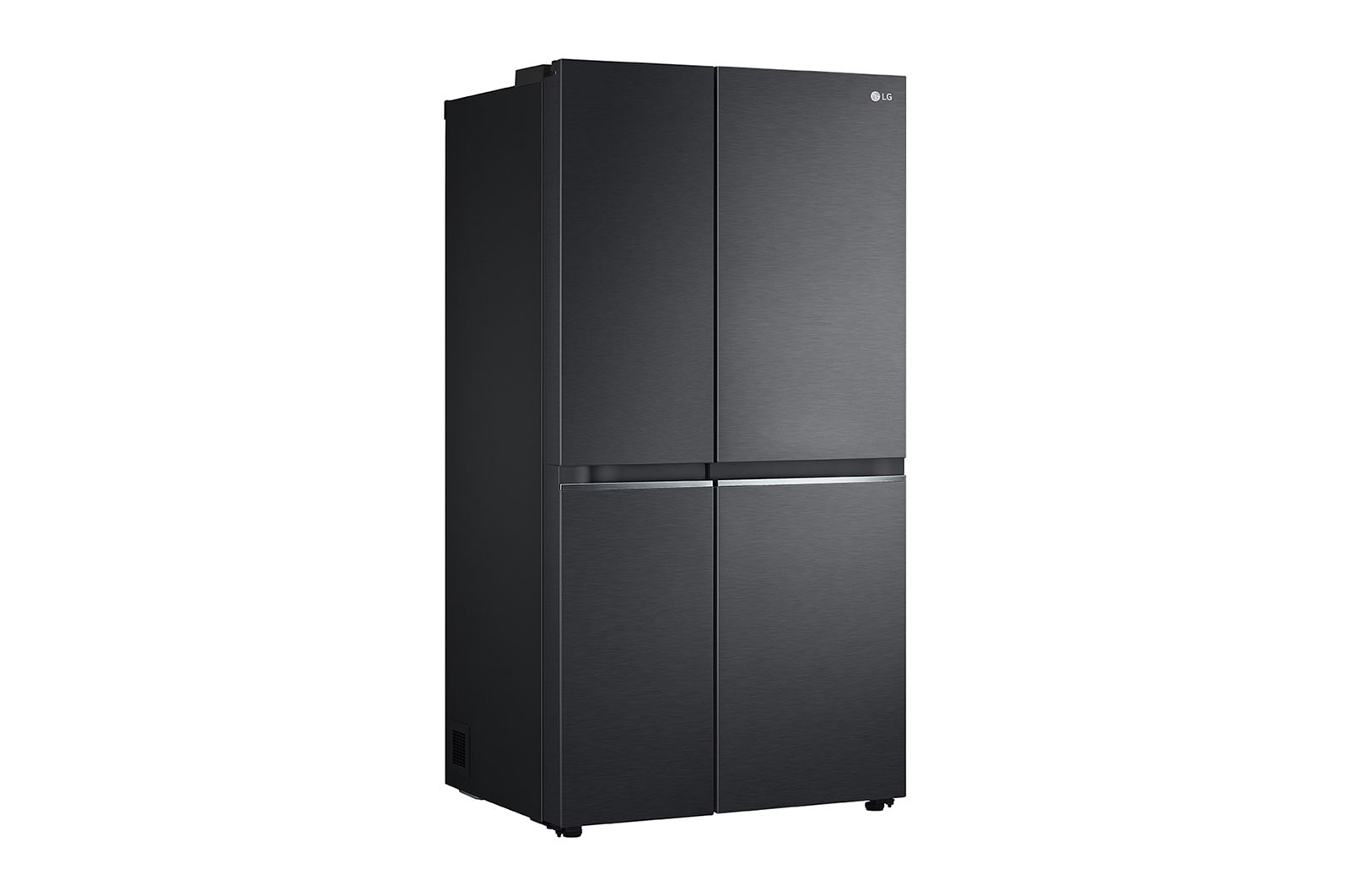 LG 655L Side by Side Fridge in Matte Black Finish, GS-B655MBL