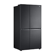 LG 655L Side by Side Fridge in Matte Black Finish, GS-B655MBL