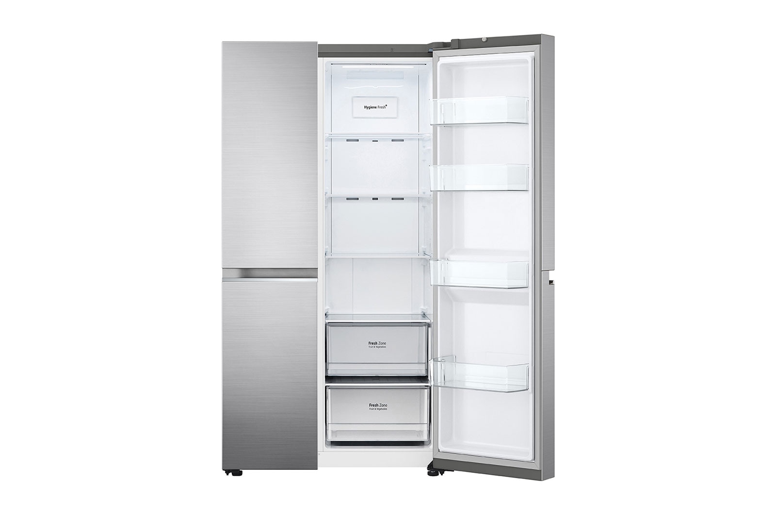 LG 655L Side by Side Fridge in Stainless Finish, GS-B655PL