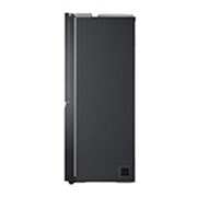 LG 635L Side by Side Fridge in Matte Black Finish, GS-D635MBLC