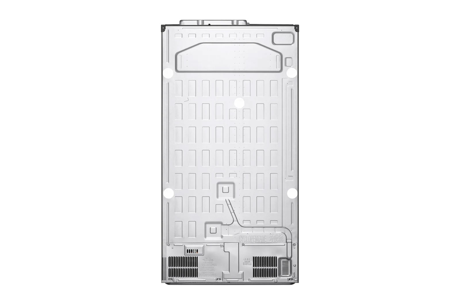 LG 635L Side by Side Fridge in Stainless Finish, GS-D635PLC