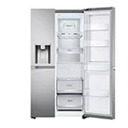 LG 635L Side by Side Fridge in Stainless Finish, GS-D635PLC