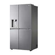 LG 635L Side by Side Fridge in Stainless Finish, GS-D635PLC