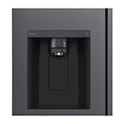 LG 635L Side by Side Fridge in Matte Black Finish, GS-L635MBL