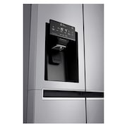 LG 625L Side by Side Fridge non-Plumbed Ice & Water Dispenser, GS-L668PNL