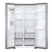 LG 635L Side by Side Fridge in Stainless Finish, GS-N635PL