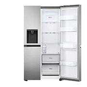 LG 635L Side by Side Fridge in Stainless Finish, GS-N635PL