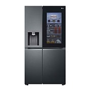 LG 635L Side by Side Fridge in Matte Black Finish, GS-V635MBLC