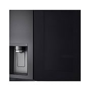 LG 635L Side by Side Fridge in Matte Black Finish, GS-V635MBLC