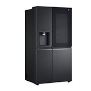 LG 635L Side by Side Fridge in Matte Black Finish, GS-V635MBLC