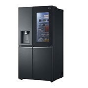 LG 635L Side by Side Fridge in Matte Black Finish, GS-V635MBLC