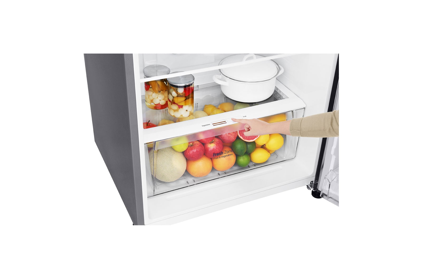 LG 410L Top Mount Fridge with Door Cooling+™, GT-442SDC