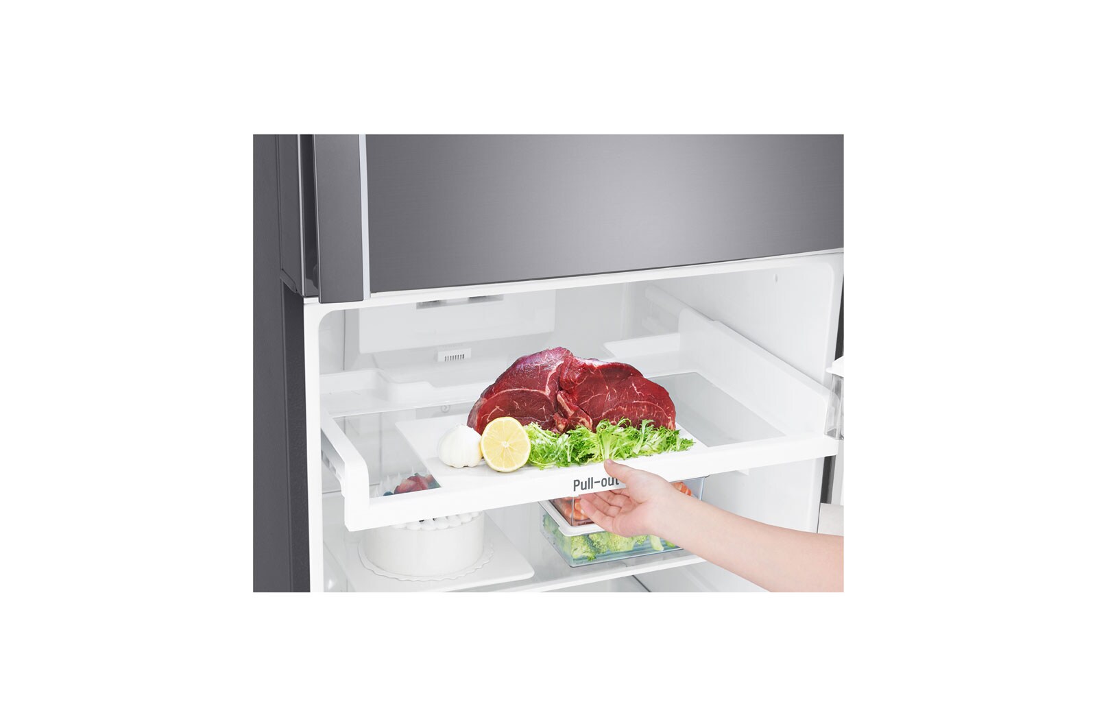 LG 410L Top Mount Fridge with Door Cooling+™, GT-442SDC