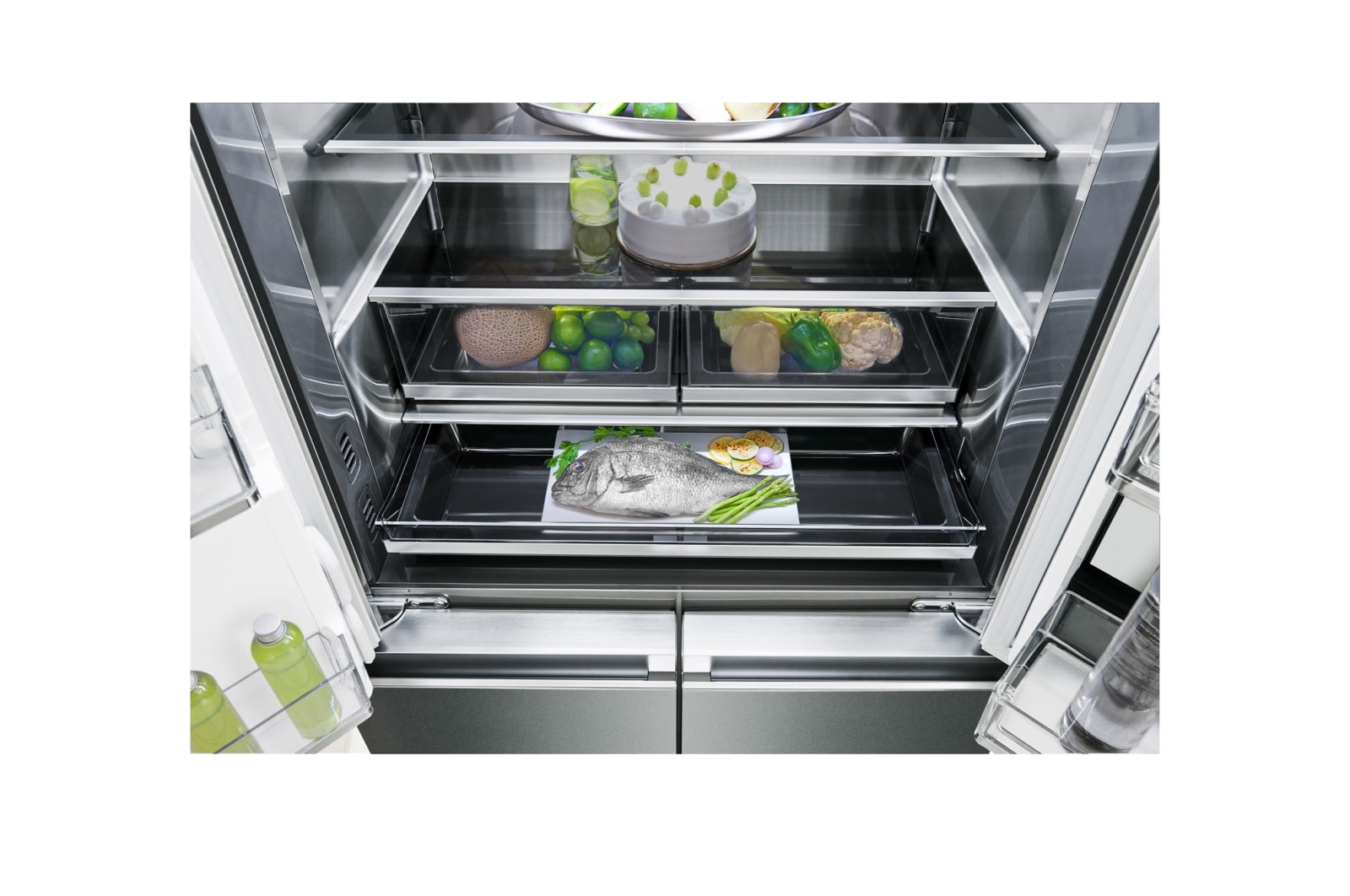 LG SIGNATURE 640L French Door Fridge, with InstaView Door-in-Door®, SG-5I700TSL