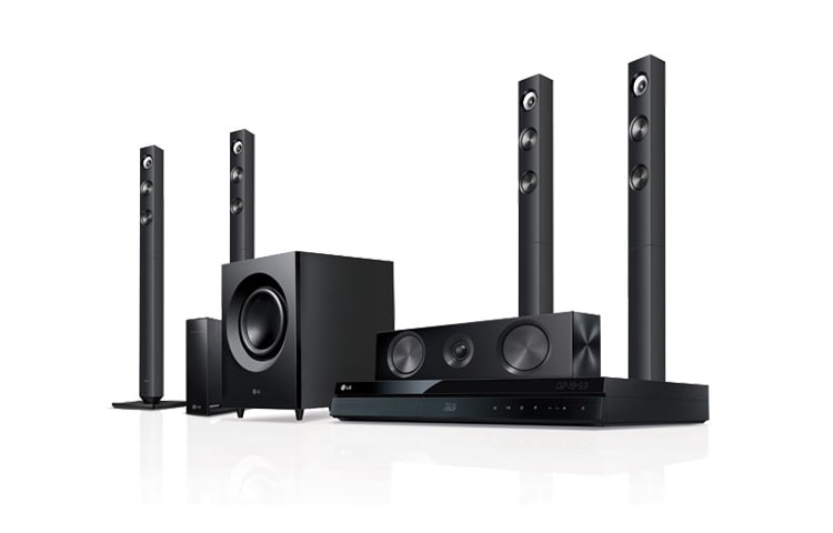 LG 3D Blu-Ray Home Theatre System with 1100W Total RMS Power Output, BH7520TW