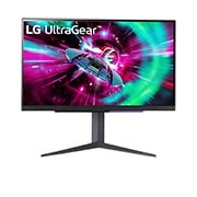 LG 27” UltraGear™ UHD Gaming Monitor with 144Hz Refresh Rate, 27GR93U-B