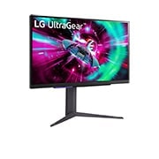 LG 27” UltraGear™ UHD Gaming Monitor with 144Hz Refresh Rate, 27GR93U-B