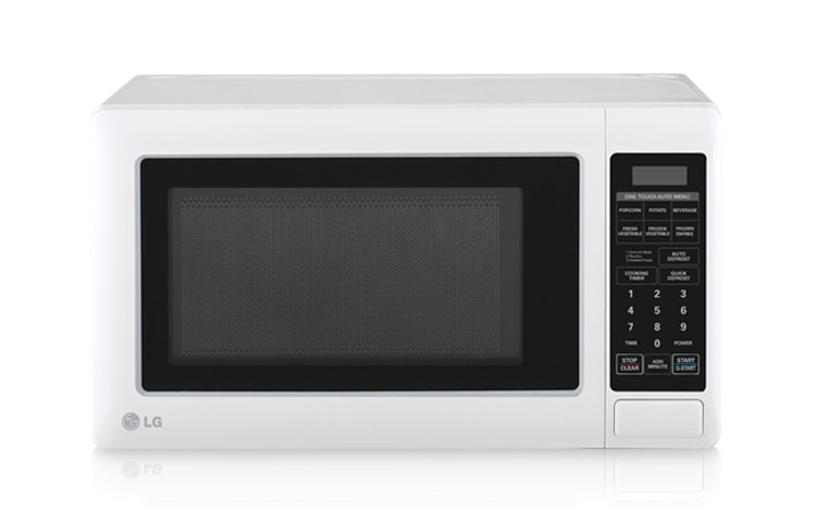 LG 19L White Microwave Oven with 10 different power levels and 6 Auto Menus, MS1949G