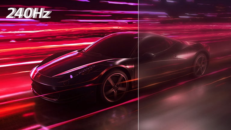 Incredible speed, OLED 240Hz refresh rate. Incredible speed, OLED 240Hz refresh rate.