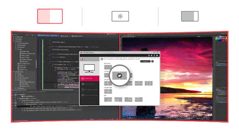 OnScreen Control offering Easier User Interface.