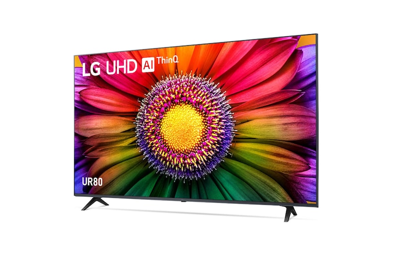 LG UR80 50 inch 4K Smart UHD TV with Al Sound Pro, 50UR80006LJ